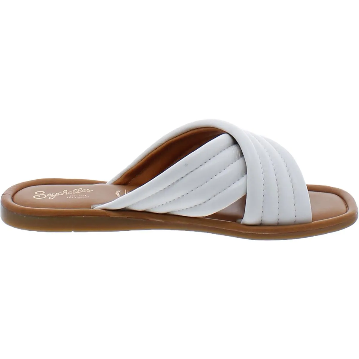 Word For Word Womens Slip On Pool Slide Sandals