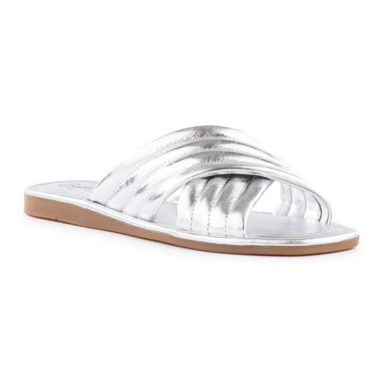Word For Word Womens Slip On Pool Slide Sandals