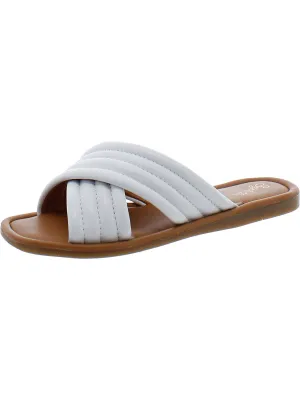 Word For Word Womens Slip On Pool Slide Sandals