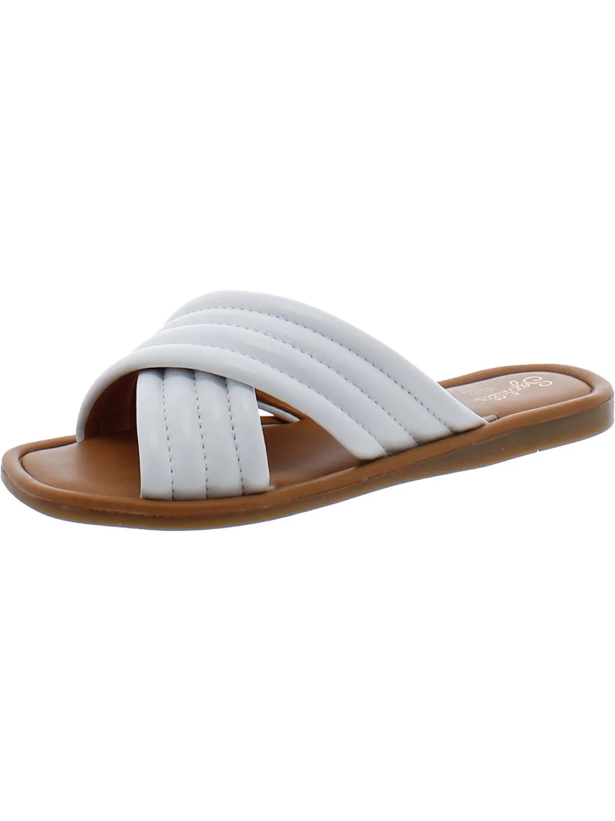 Word For Word Womens Slip On Pool Slide Sandals