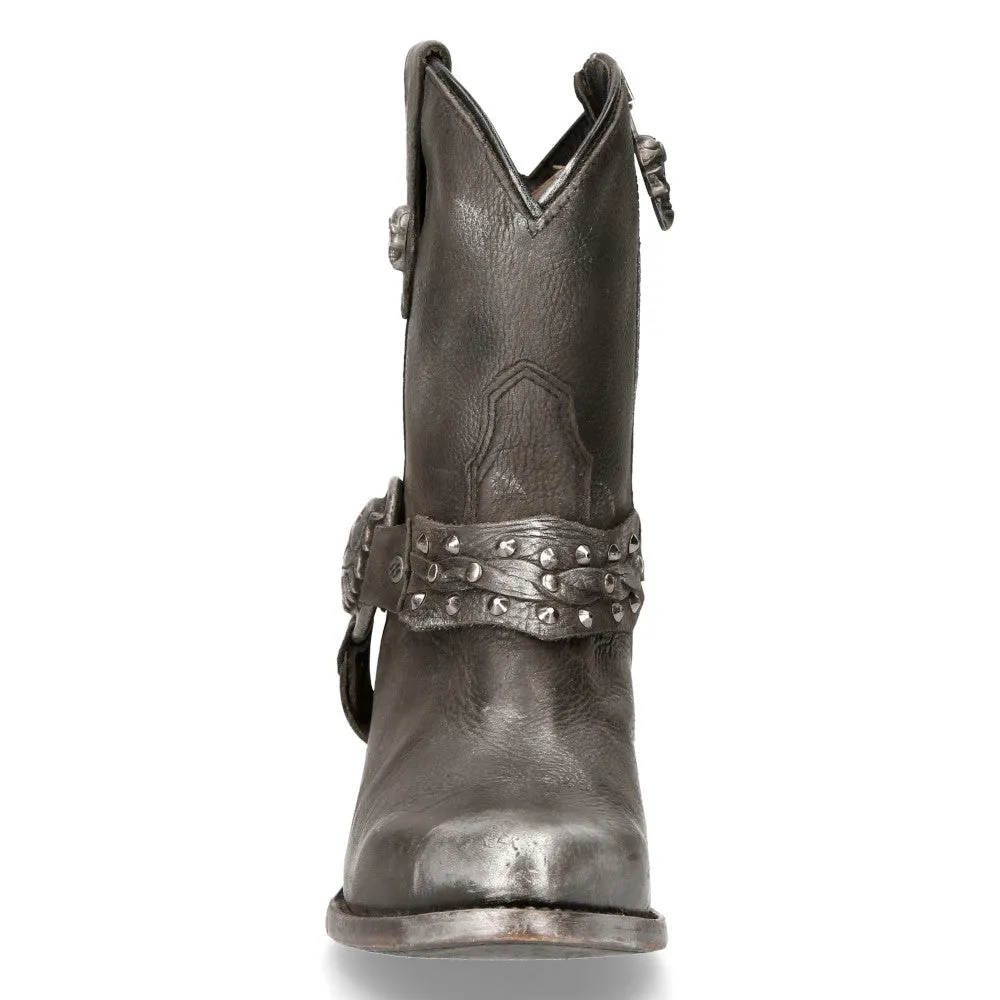 WSTM005-S1 Leather Cowboy Western Boots