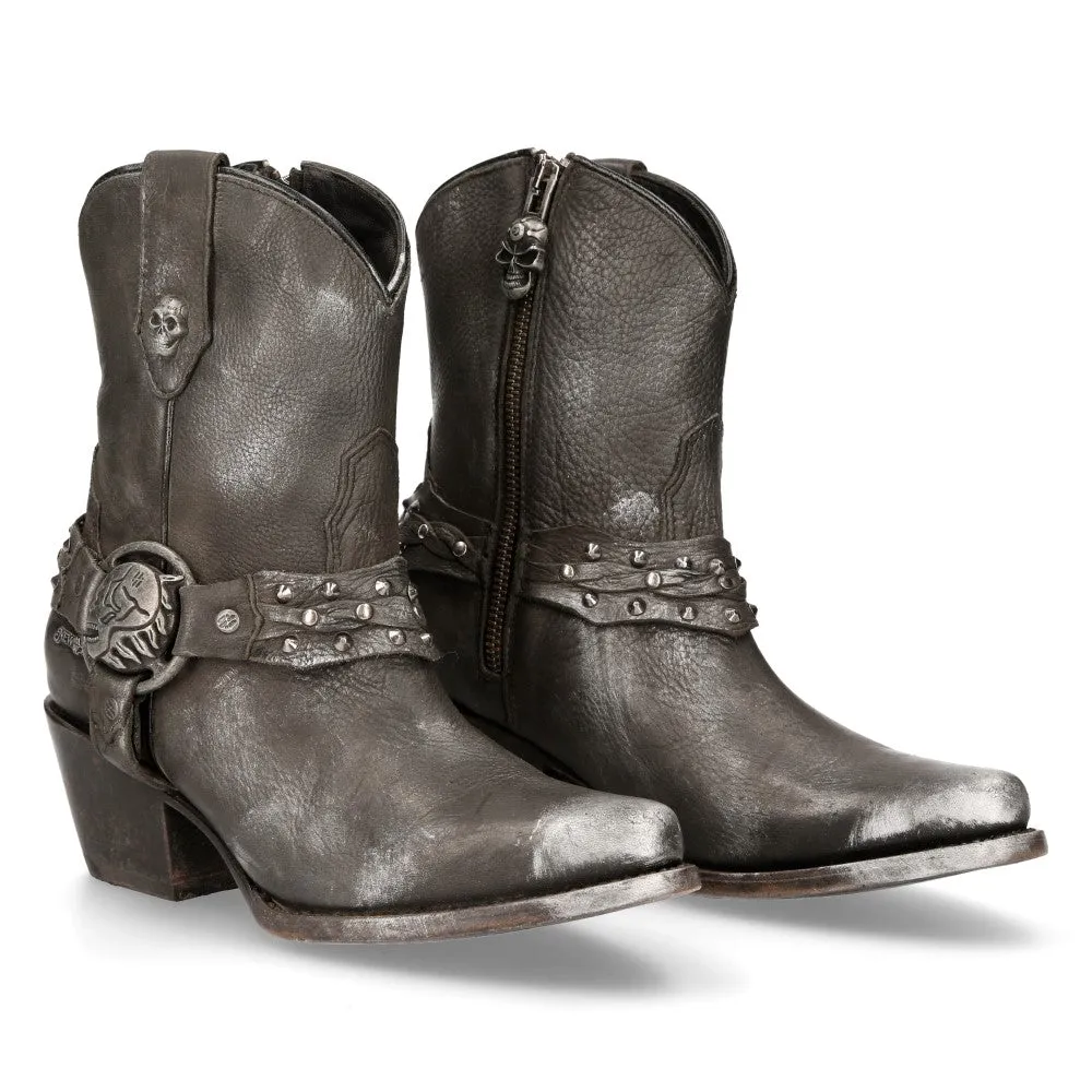 WSTM005-S1 Leather Cowboy Western Boots