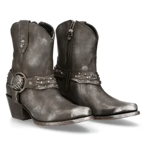WSTM005-S1 Leather Cowboy Western Boots