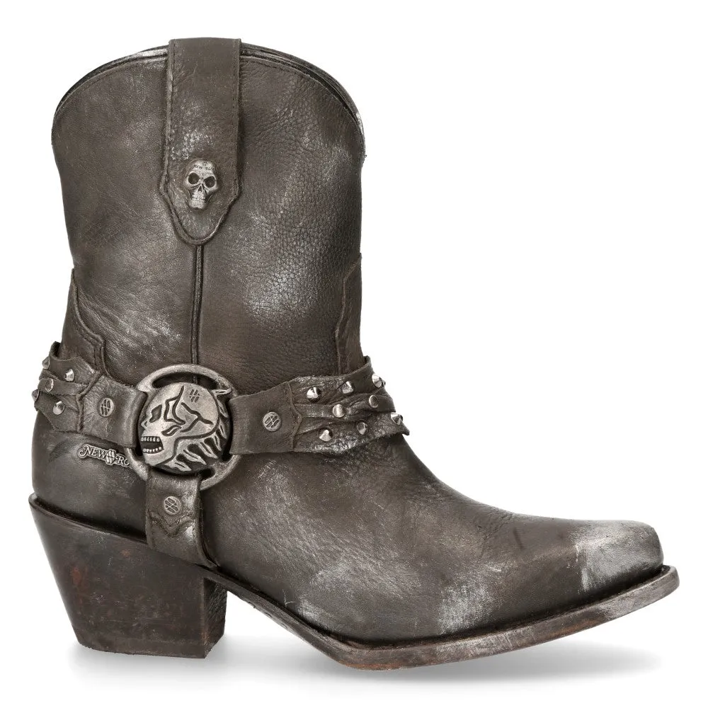 WSTM005-S1 Leather Cowboy Western Boots