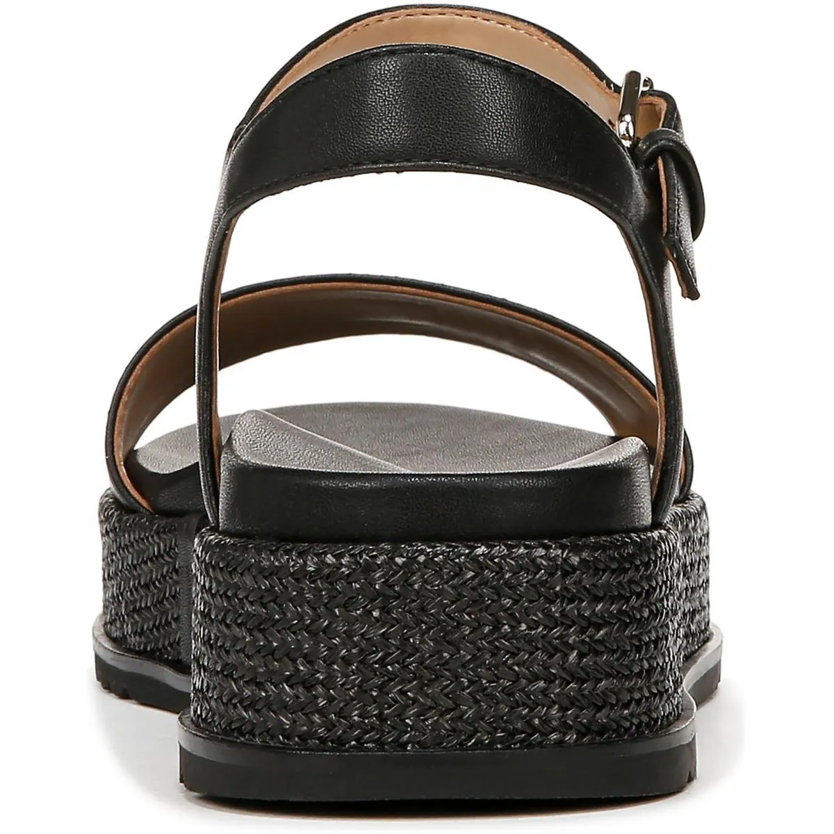 Zane Womens Faux Leather Ankle Strap Platform Sandals
