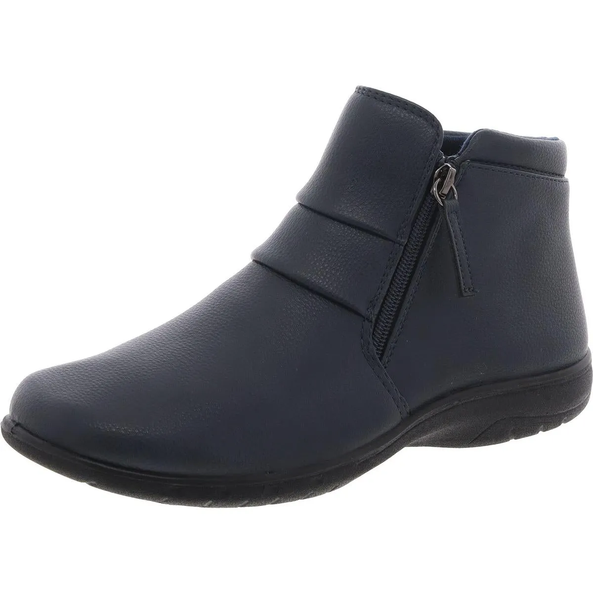 Zozo Womens Solid Manmade Ankle Boots